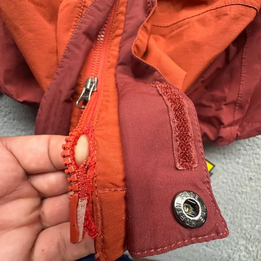 Vintage The North Face AVH0 Gore-Tex Jacket Mens Large Orange Red Ski Snow